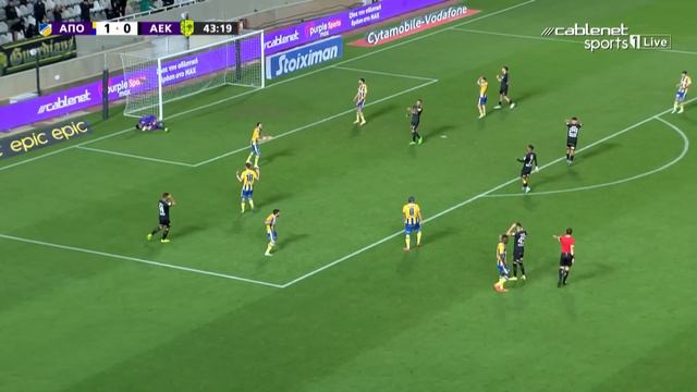 AΠΟΕΛ - ΑΕΚ 1-0 Highlights (22/10/2022) смотреть онлайн
