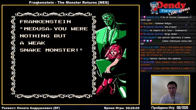 [131/2020] Frankenstein - The Monster Returns (NES) смотреть онлайн