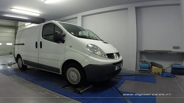 Renault Trafic 2.0 dci 90cv Reprogrammation Moteur @ 135cv Digiservices Paris 77 Dyno смотреть онлайн