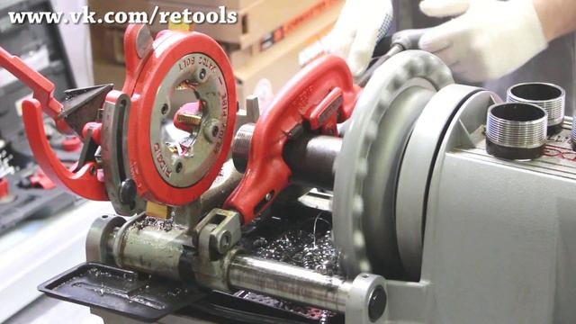 Резьбонарезной станок RIDGID 300 compact выставка aqua-therm 2015 смотреть онлайн