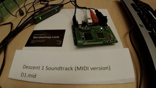 Dreamblaster X1 plays Descent 1 Soundtrack (Dry Setting / no hall reverb) смотреть онлайн