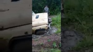 УАЗ механическая лебёдка мотор тд 2.7