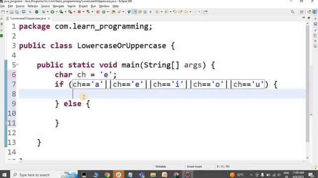 Java Program to check the character is Vowel or Consonant in Hindi смотреть онлайн