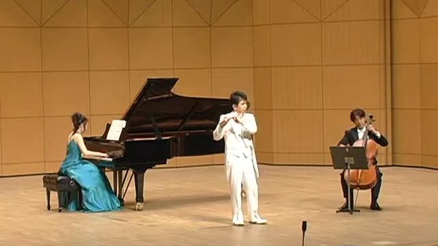 Gaubert Piece romantique for flute cello and piano смотреть онлайн