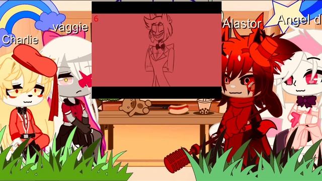 Hazbin hotel characters react to meme’s enjoy (Alastor) смотреть онлайн