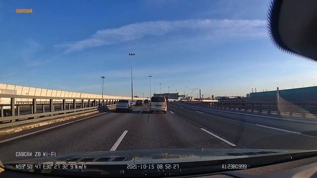Пример дневной съемки CARCAM Z8 Wi-Fi (Трасса) смотреть онлайн