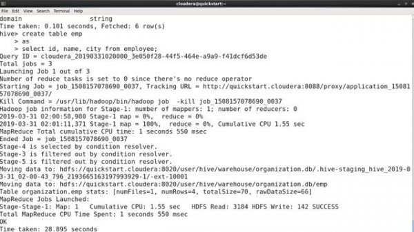 Hive Tutorial - 3 : Hive LIMIT clause | Hive CREATE TABLE AS Query | RENAME TABLE in Hive