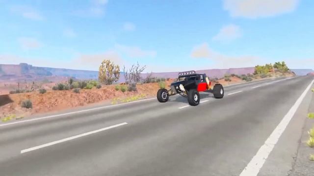 Cars VS 100 Potholes - BeamNG.Drive смотреть онлайн