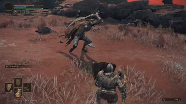 Bloodhound Knight (mini-boss) in Caelid – Melee – Elden Ring смотреть онлайн
