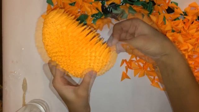 3D МОДУЛЬНОЕ ОРИГАМИ #123 ТЫКВА / Тыква на Хэллоуин смотреть онлайн