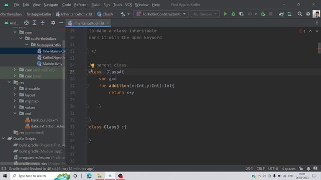What is Inheritance in Kotlin Android Studio and how to use it смотреть онлайн