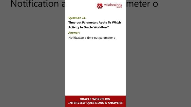 TOP 20 Oracle Workflow Interview Questions and Answers 2019 | Oracle Workflow | Wisdom Jobs смотреть онлайн