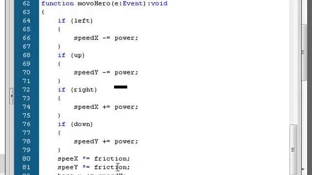 ActionScript 3.Урок 6:Меняем код,объект двигается с замедлением.(Виталий Кузьменко и Андрей Муха) смотреть онлайн