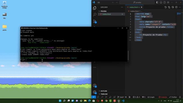 Generating SSH key for GitHub / Generando clave SSH para GitHub смотреть онлайн
