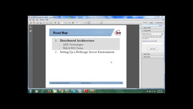 Oracle Weblogic server Admin11g/12c: Class1 History Of Application Servers смотреть онлайн