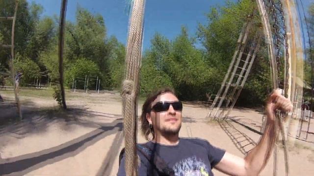 Гидропарк, лодочки, пляж! ? Киев весенний ? Питерские в Киеве! #5 смотреть онлайн