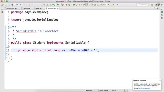 Day-8 Basics of Serializable interface in #Java смотреть онлайн