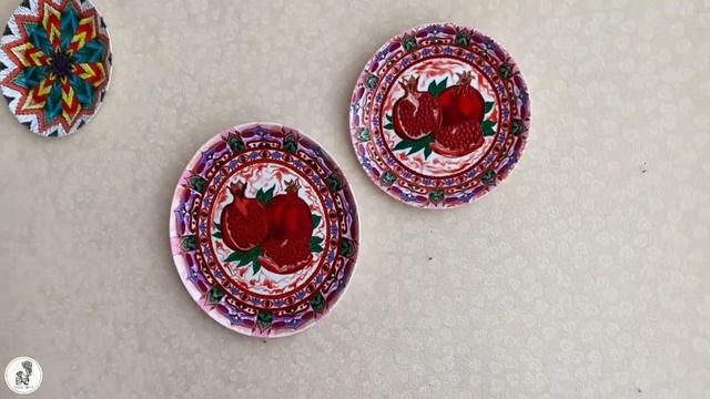 Тарелка - "Гранат", Повторение невозможно // Декоративные тарелки Tanya Shest смотреть онлайн