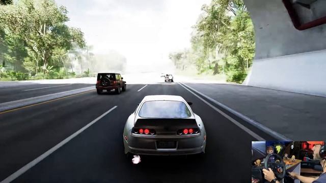1200HP Toyota Supra RZ | Forza Horizon 5 | Logitech g29 gameplay смотреть онлайн