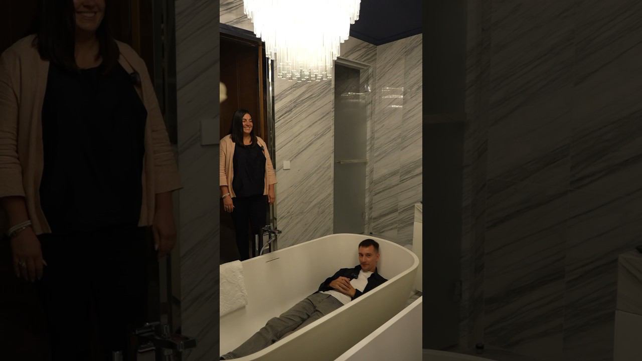 Люстра над ванной #дизайнинтерьера #ремонтванной смотреть онлайн