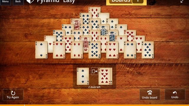 Wide West\Pyramid: Easy - Clear 2 boards in 3 deals (2) смотреть онлайн