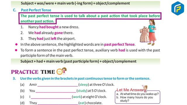 Franklin English Grammer Class 5 - Chapter - 11 Past Tense (Simple, Continuous, Prefect) смотреть онлайн