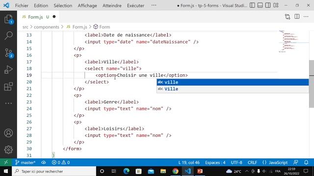 React JS Darija V9 - Manipulation des formulaires смотреть онлайн