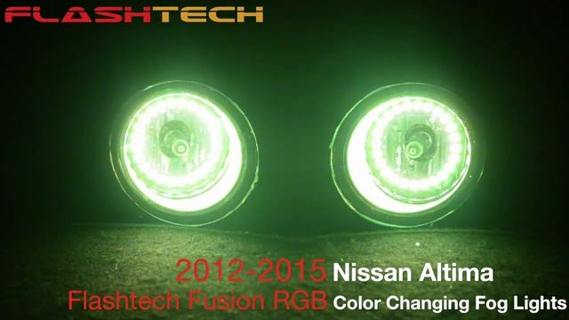 NISSAN ALTIMA SEDAN V.3 FUSION COLOR CHANGE LED HALO FOG LIGHT KIT (2013-2015) смотреть онлайн
