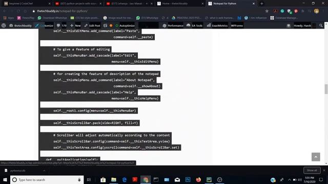 Notepad Using Python смотреть онлайн