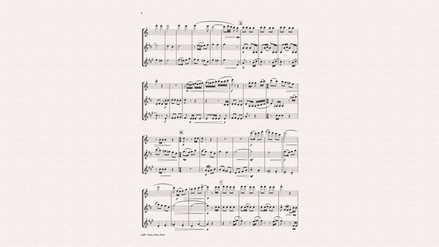 Fum Fum Fum for Flute/Clarinet/Alto Sax Trio Christmas Sheet Music смотреть онлайн
