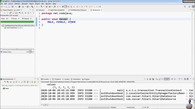 How to Map Enum Type to Column in Hibernate JPA смотреть онлайн