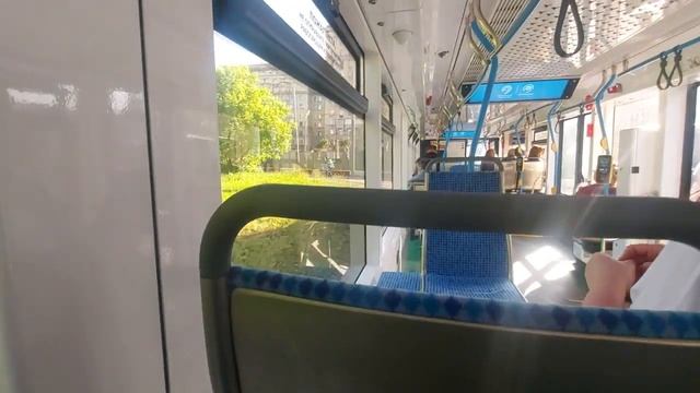 Поездка на трамвае 71-911ЕМ «Львёнок» №30615. По маршруту 23. Метро "Сокол" - Михалково смотреть онлайн