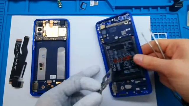 Xiaomi Mi9 Lite замена дисплейнного модуля LCD (экрана) смотреть онлайн