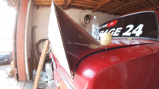 Делаем лютый спойлер бюджетно. Сделал макет спойлера из картона. Часть 1 смотреть онлайн