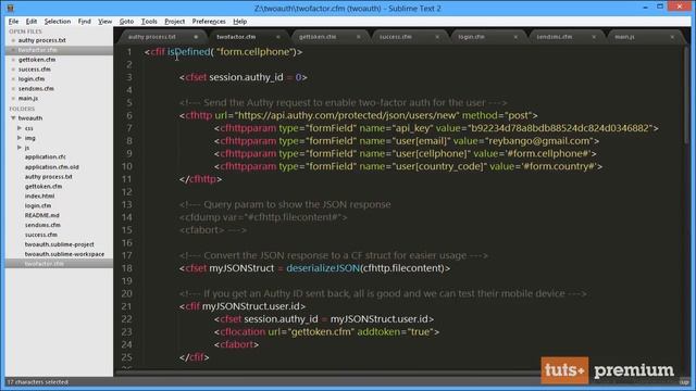 Two Factor Auth Using Authy смотреть онлайн