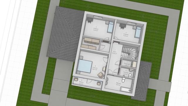 Двухэтажный загородный дом из газобетона с гаражом смотреть онлайн