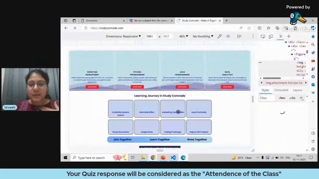 Front End Web Development | Class-6 | November 2nd | 7PM-8PM | Study Comrade смотреть онлайн