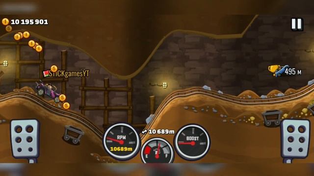 HILL cLImb RACING 2 ШАХТЫ 12259m - ТОП 100 мира - gameplay|Новый рекорд на карте шахты hcr2 смотреть онлайн