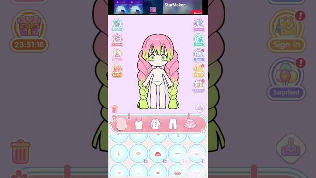 Kimetsu no yaiba #Mitsuri# [Vlinder Gacha:Stylish Dressup Games,Avatar Creator смотреть онлайн