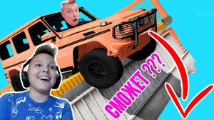 Кто перепрыгнет мост в BeamNG Drive?  Какая МАШИНА Сможет?