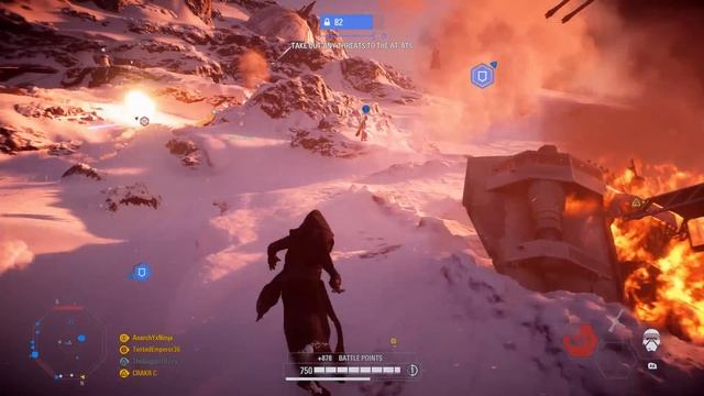 Star Wars Battlefront 2 - You guys gotta stop jumping when you're weak XD | Kylo Ren playgame! смотреть онлайн