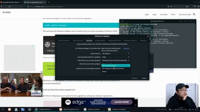 Upgrading My PC from Ubuntu 20.04 to 22.04 Jammy Jellyfish смотреть онлайн