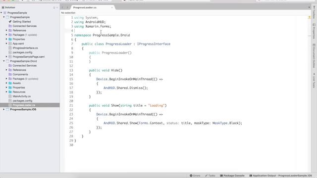 Working with Progress Loader for Async Operations in Xamarin Forms смотреть онлайн