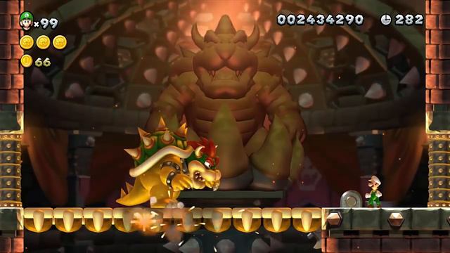 New Super Luigi U Walkthrough - Part 8 - Peach's Castle смотреть онлайн