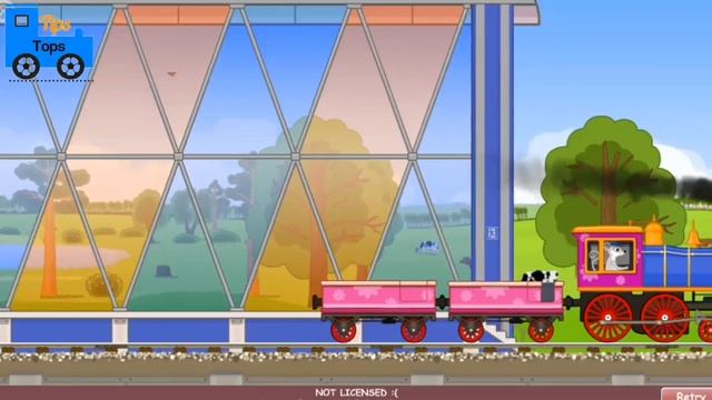 Animal train game the good engine game for kids play with fun by tips tops 007 смотреть онлайн