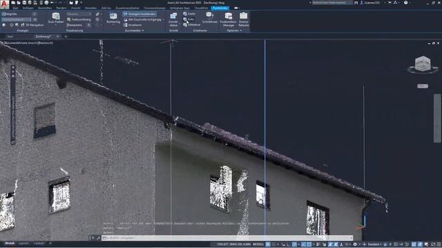 AutoCAD Punktwolken Tutorial - Kanten, Ecken, 3D-Punkte und Mittellinien aus Punktwolken extrahiere смотреть онлайн