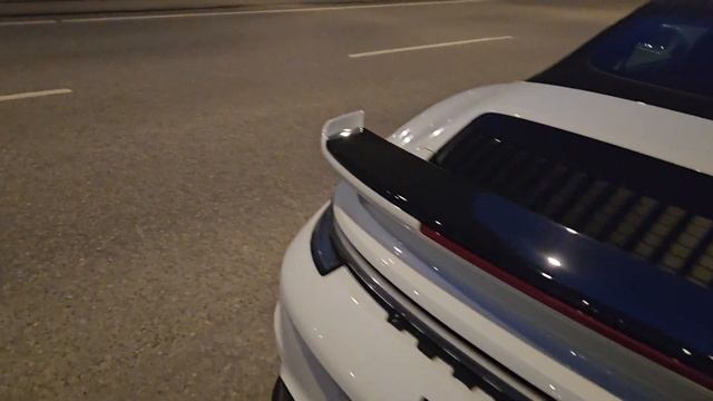 Porsche 992 Turbo S Cabrio Aerokit Gloss Black Details [4k 60p]