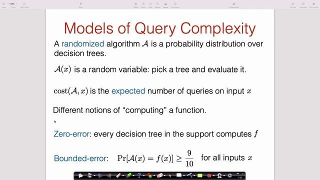 Qalgo 6.1: Models of query complexity смотреть онлайн