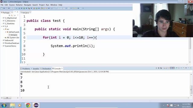 Using For Loops in Java (4.1) смотреть онлайн