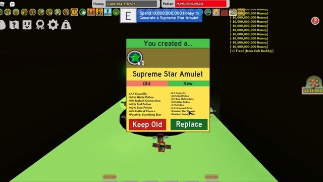 Bee Swarm Simulator - Hunting For The BEST Red Star Amulet смотреть онлайн